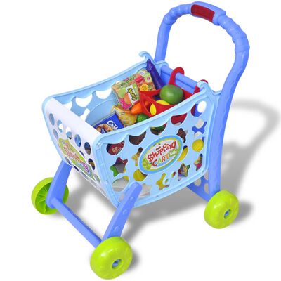 Kinder Einkaufswagen Spielzeug 3in1 Blau