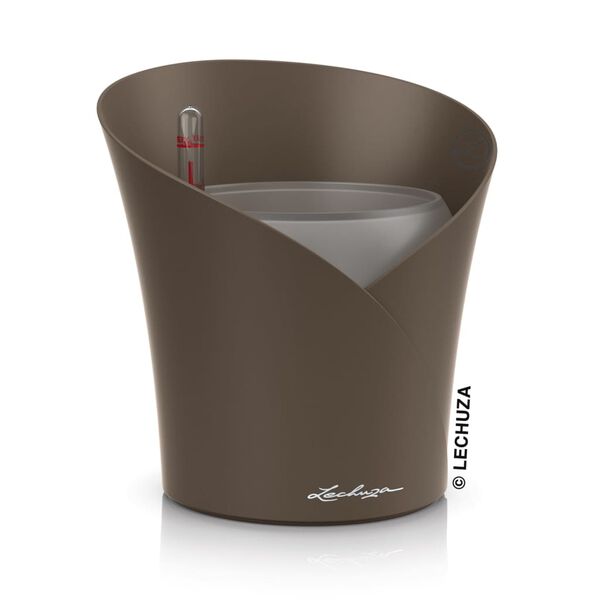 LECHUZA Planter ORCHIDEA ALL-IN-ONE Diameter 18 cm Taupe