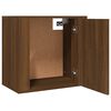vidaXL Wand-Nachttisch Braun Eichen-Optik 50x30x47 cm