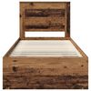 vidaXL Bettrahmen Altholz 100 x 200 cm Massives Kiefernholz
