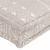 vidaXL Palettensofa-Auflage Hellbraun Stoff Patchwork