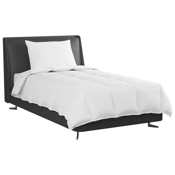 vidaXL 2-in-1 Bettdecke mit Kissen 2 pcs Wei&szlig; Daunenfeder