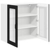 vidaXL K&uuml;chenschrank Schwarz 80 x 31 x 80 cm Holzwerkstoff