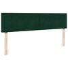 vidaXL Ottoman-Bett mit Matratze Dunkelgr&uuml;n 200x200 cm Samt