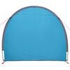 vidaXL Fahrradgarage mit Dach mit Speicher Blau 218 x 156 x 180 cm