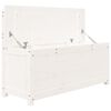 vidaXL Sitzbank Wei&szlig; 110x41x76,5 cm Massivholz Kiefer