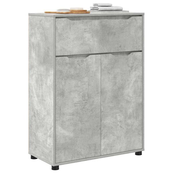 vidaXL Badezimmerschrank Beton Grau 72,5 x 36,5 x 100 cm Holzwerkstoff