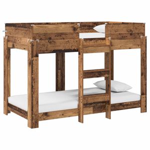 vidaXL Etagenbett f&uuml;r Kinder Altholz 80 x 160 cm Holzwerkstoff