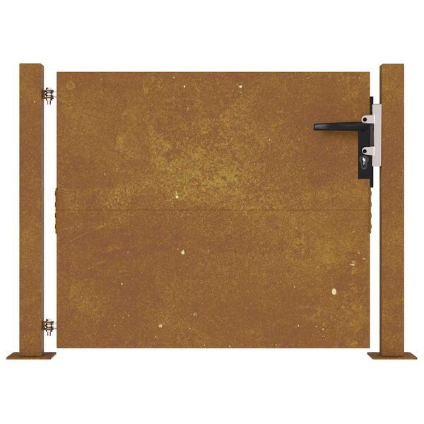 vidaXL Gartentor 100x100 cm Cortenstahl