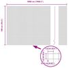 vidaXL Zaunpfosten Silber 50 x 1 m (16 x 16 mm Maschen) Stahl