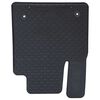 vidaXL Autofu&szlig;matte 4 pcs Schwarz Gummi