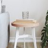 vidaXL Tischplatte &Oslash;30x2,5 cm Rund Massivholz Buche