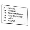 MOEDEL Info-Schild A3 Schwarz