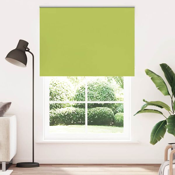 vidaXL Verdunkelungsrollo Gr&uuml;n 160x210cm Stoffbreite 156,6cm Polyester