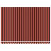 vidaXL Einziehbare Markise Orange und Braun 450 x 350 cm Stoff