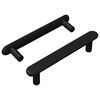 vidaXL Schrankgriff 2 stk. Schwarz 121 x 16.6 x 28.3 mm Eisen
