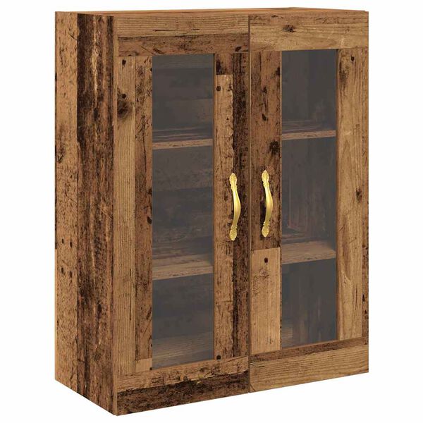 vidaXL Wandschrank Altholz 69,5 x 34 x 90 cm Holzwerkstoff