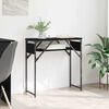 vidaXL Konsolentisch Schwarz Eichen-Optik 75x30x75cm Holzwerkstoff
