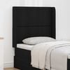 vidaXL Kopfteil Ohr Schwarz 80 x 16 x 4 cm PVC