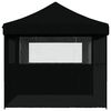 vidaXL Party-Zelt Schwarz 292 x 440 x 315 cm Oxford-Stoff