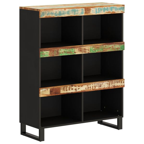 vidaXL Beistelltisch 85x33x107 cm Altholz Massiv