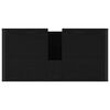 vidaXL Badezimmerschrank mit T&uuml;r Schwarz Eichen-Optik 60 x 30 x 60 cm