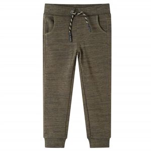 Kinder-Trainingshose Dunkles Khaki Melange 116
