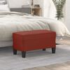 vidaXL Sitzbank Weinrot 70x35x41 cm Kunstleder