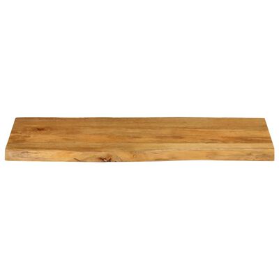 vidaXL Tischplatte mit Baumkante 100x40x3,8 cm Massivholz Mango