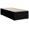 vidaXL Bettgestell ohne Matratze Schwarz 80x200 cm Stoff