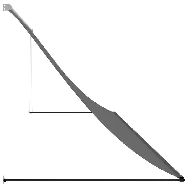 vidaXL Markise Einziehbar Anthrazit 350x150 cm Stoff und Stahl