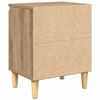 vidaXL Nachttisch Artisan-Eiche 40 x 30 x 50 cm Holzwerkstoff