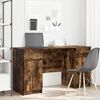 vidaXL Schreibtisch R&auml;uchereiche 140 x 49 x 76 cm Holzwerkstoff