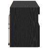 vidaXL TV-Wandschrank Schwarz Eichen-Optik 100 x 30 x 40 cm