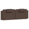 vidaXL Bettgestell "Viana" ohne Matratze Braun 160x200 cm Kunstleder