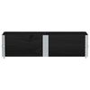 vidaXL Pflanzkasten Schwarz 150x50 cm Massivholz Kiefer