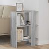 vidaXL B&uuml;cherregal Graues Sonoma 52 x 25 x 71,5 cm Holzwerkstoff