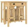 vidaXL 5-tlg. Bar-Set Massivholz Kiefer