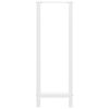 vidaXL Bartischbeine Wei&szlig; 2 Stk. 50x(110-111) cm Stahl