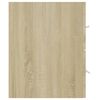 vidaXL Waschbeckenunterschrank Sonoma-Eiche 100x38,5x48 cm