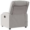 vidaXL Massagesessel Wolkengrau Stoff