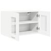 vidaXL H&auml;ngeschrank mit Speicher Wei&szlig; 60 x 31 x 40 cm Holzwerkstoff