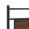 vidaXL Bettgestell ohne Matratze Braun Eiche 100x190 cm Holzwerkstoff