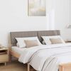 vidaXL Gepolstertes Kopfteil Taupe 160 cm Massives Kiefernholz