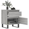 vidaXL Nachttisch Grau Sonoma 40x35x50 cm Holzwerkstoff