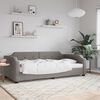 vidaXL Tagesbett Taupe 80x200 cm Stoff