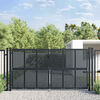 vidaXL Gartentor Anthrazit 300x125 cm Stahl