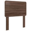 vidaXL Bettrahmen Braun Eichen-Optik 75 x 190 cm Massives Kiefernholz