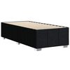 vidaXL Bettgestell ohne Matratze Schwarz 100x200 cm Stoff