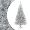 vidaXL K&uuml;nstlicher Weihnachtsbaum mit St&auml;nder Silber 150 cm PET